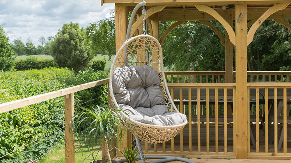 Spring Garden and Home Egg chairs for ultimate outdoor comfort