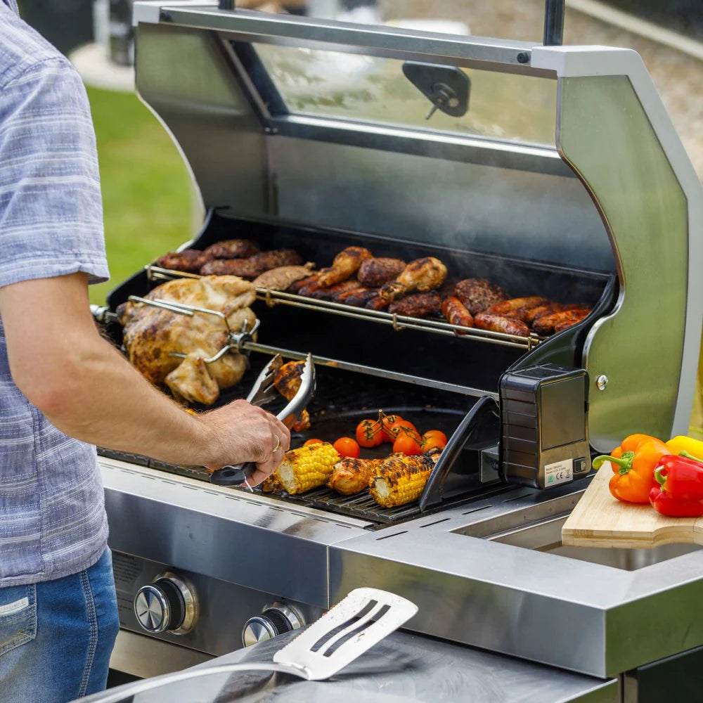features of an American style barbecue