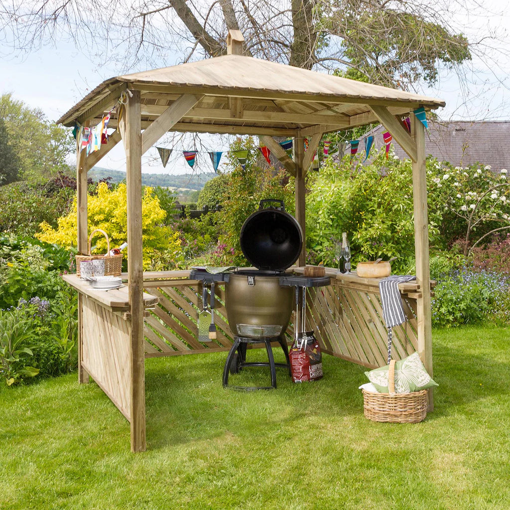 garden BBQ shelter