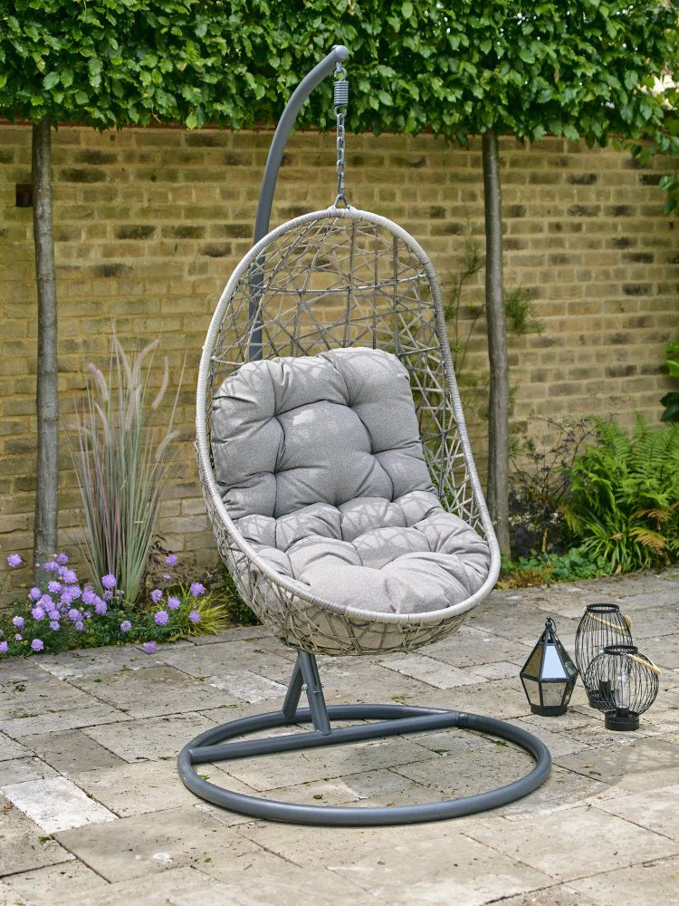 Single compact garden egg chair for sale