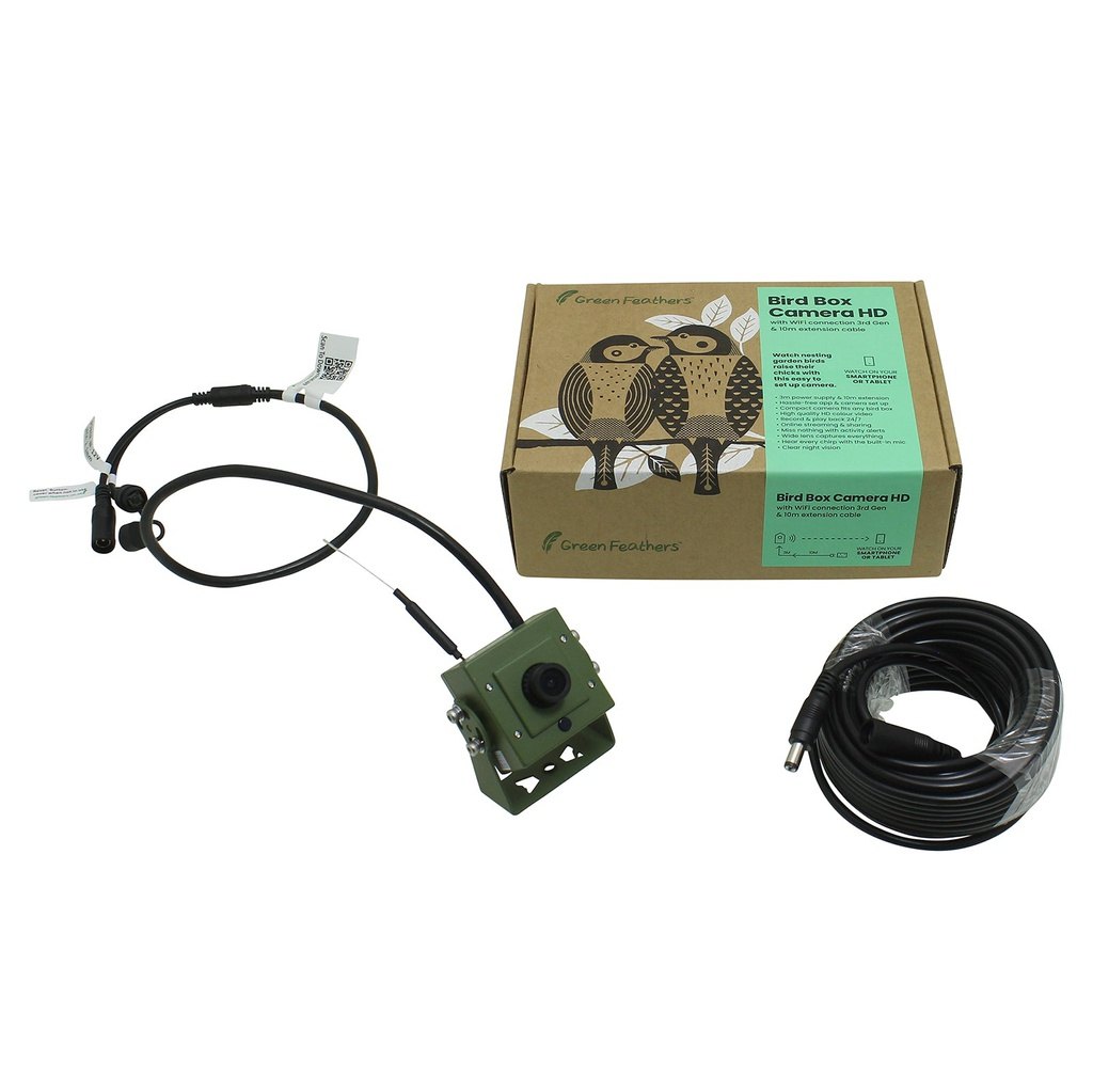 Green Feathers Best Night Camera For Garden Wildlife WiFi Outdoor