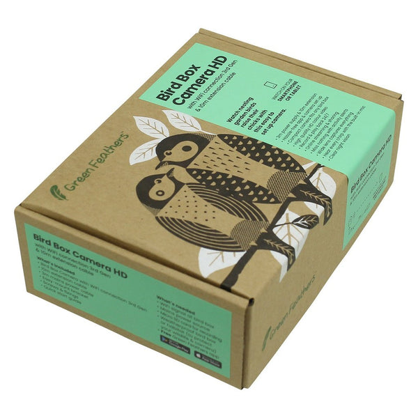 Green Feathers WiFi Bird Box Camera (3rd Gen) - Main Image