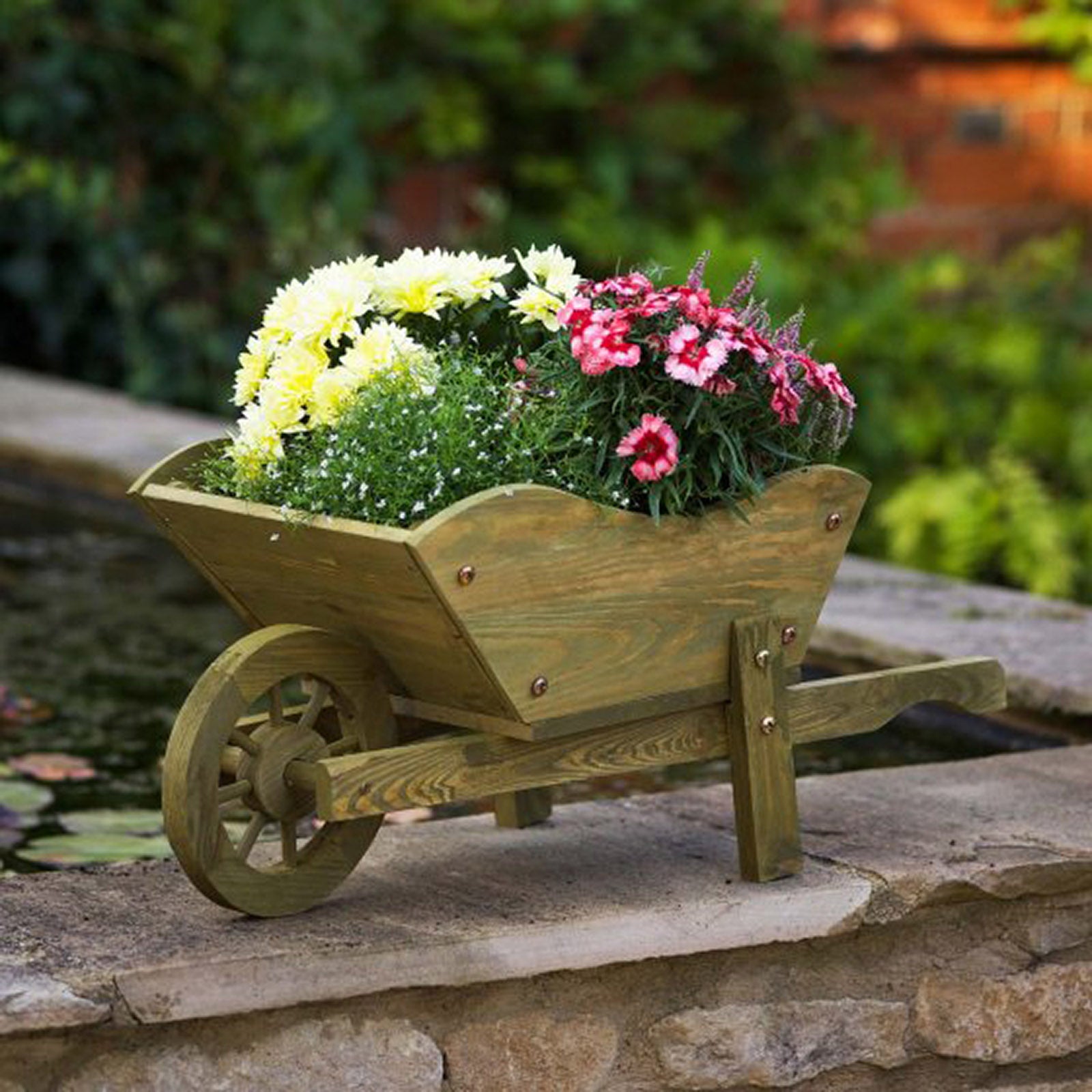 Smart Garden Woodland Wheelbarrow Planter